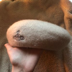 Vivienne Westwood Beige Planet Beret